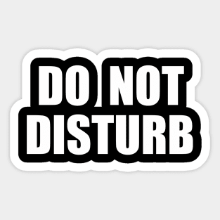 Do Not Disturb - Airplane Airport Train Subway Sticker